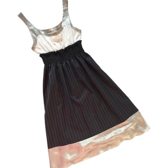 Matty M | Navy Pinstripe Dress | XS - Picture 3 of 8